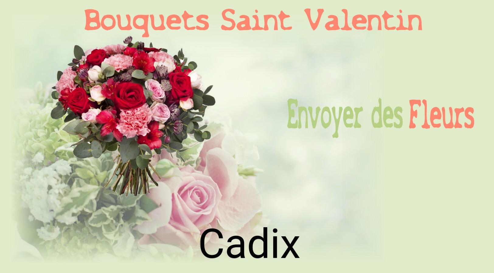 Roses de Saint-Valentin livrées à Cadix